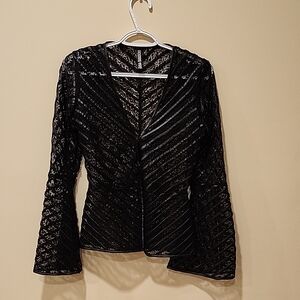 Yoana Baraschi Black Lace Top